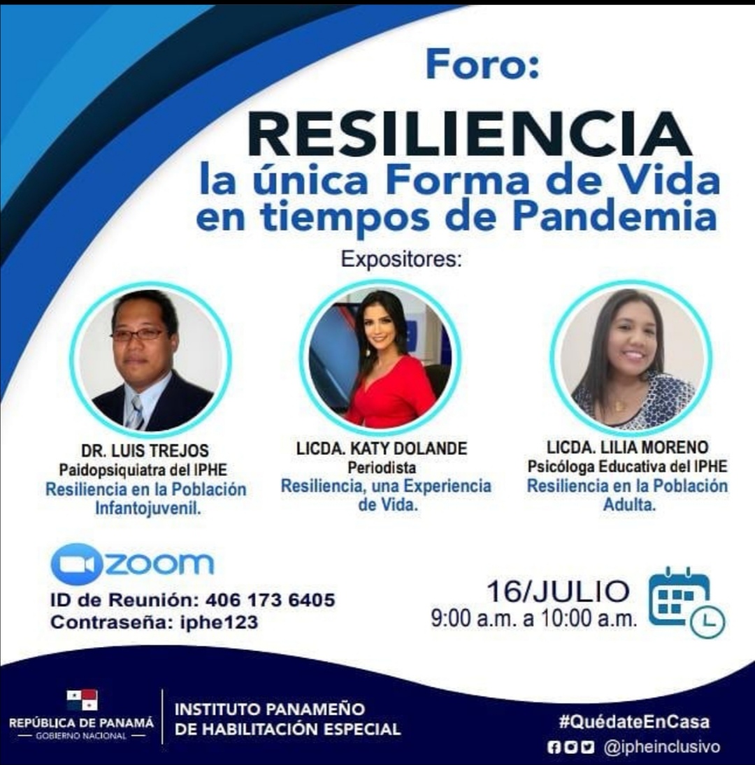 Expertos expondrán en foro de “Resiliencias”.