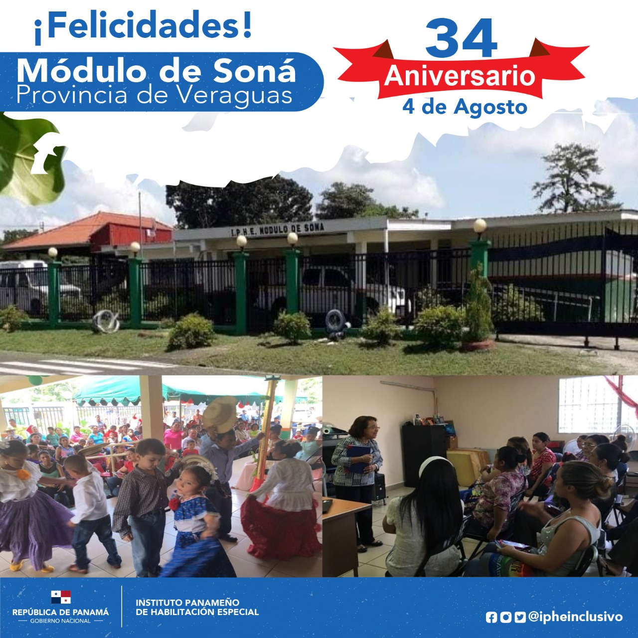   IPHE conmemora el 34 ° Aniversario del Módulo del IPHE de Soná
