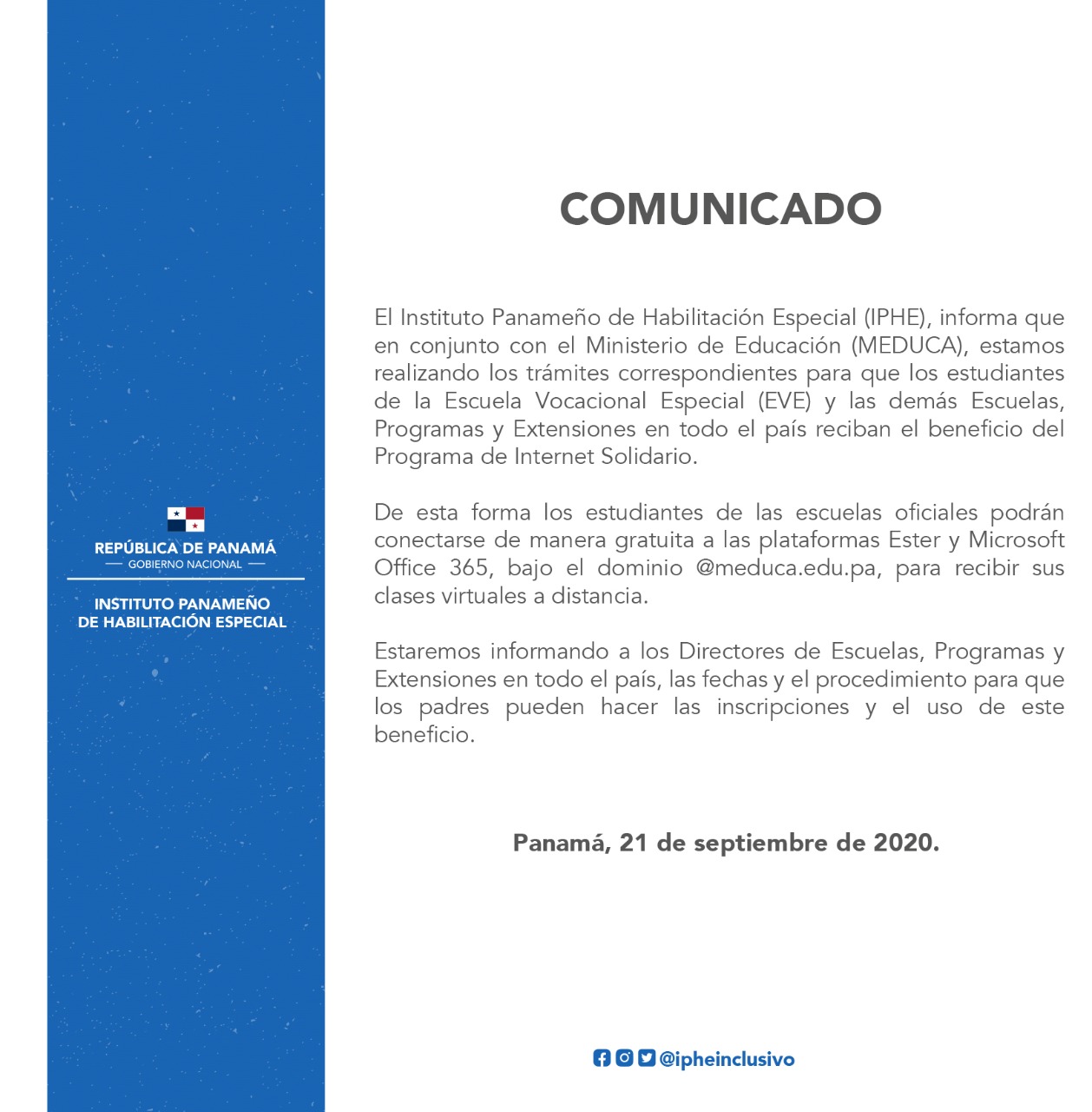 COMUNICADO