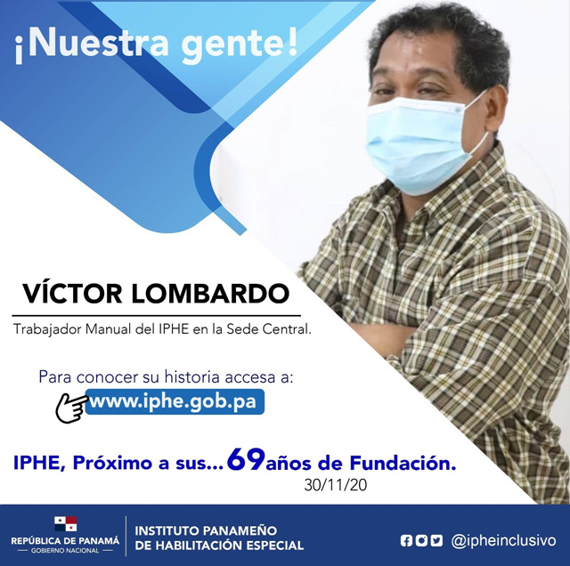 Víctor Lombardo: la sencillez, humilde y agradecido