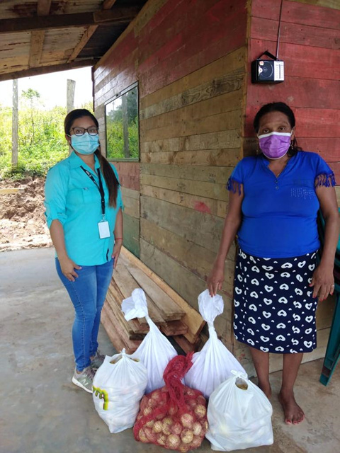 Entregan donaciones a familias de Penonomé