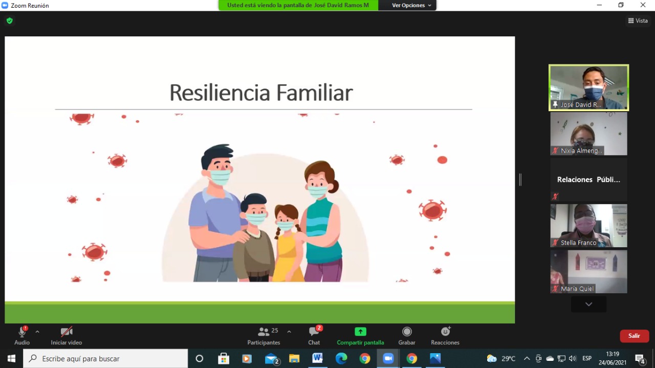 Comunidad educativa se capacita en aspectos de la convivencia familiar
