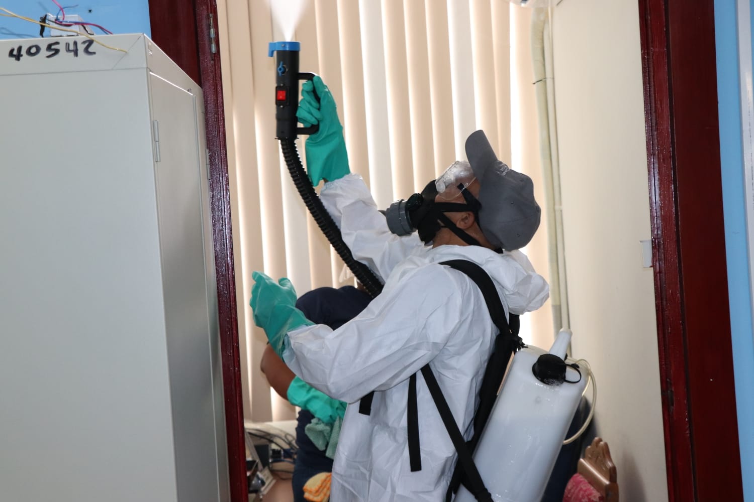 Realizan Jornada de Nebulización en el IPHE sede