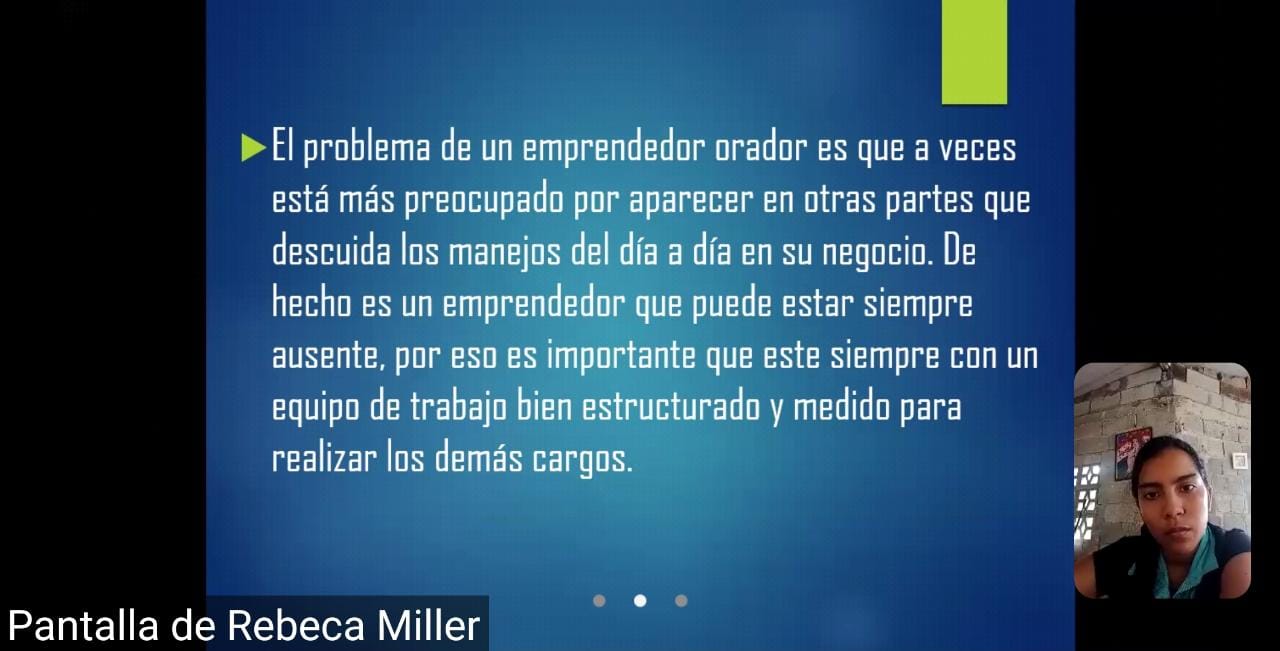 Padres de familias,  aprenden sobre emprendimiento
