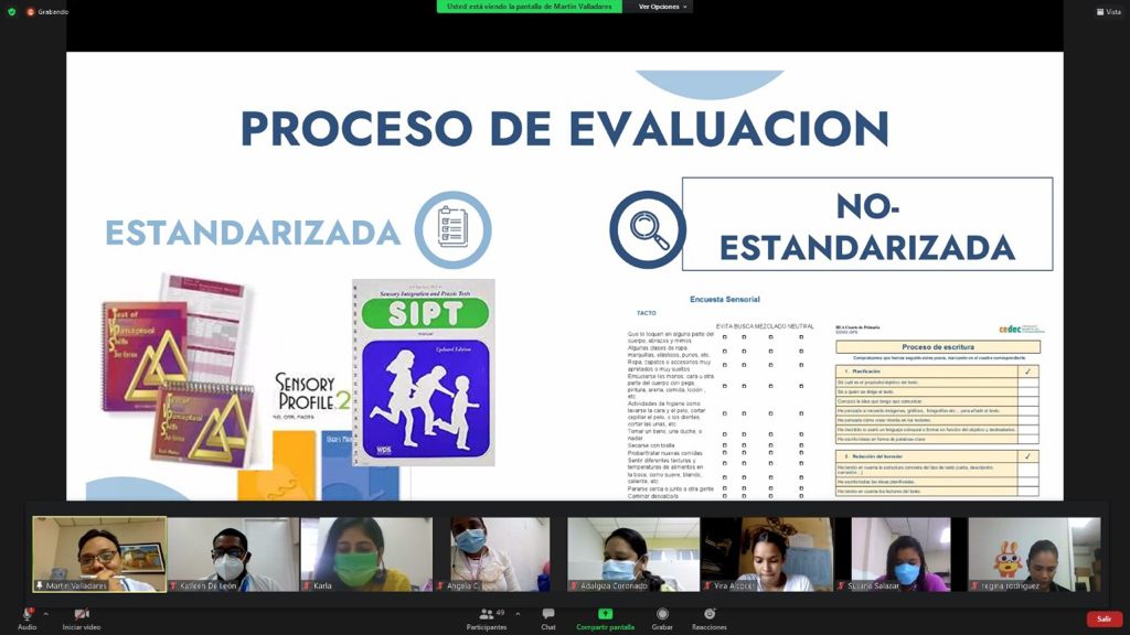 Personal técnico se instruye en Terapia para niños y Terapia Robótica