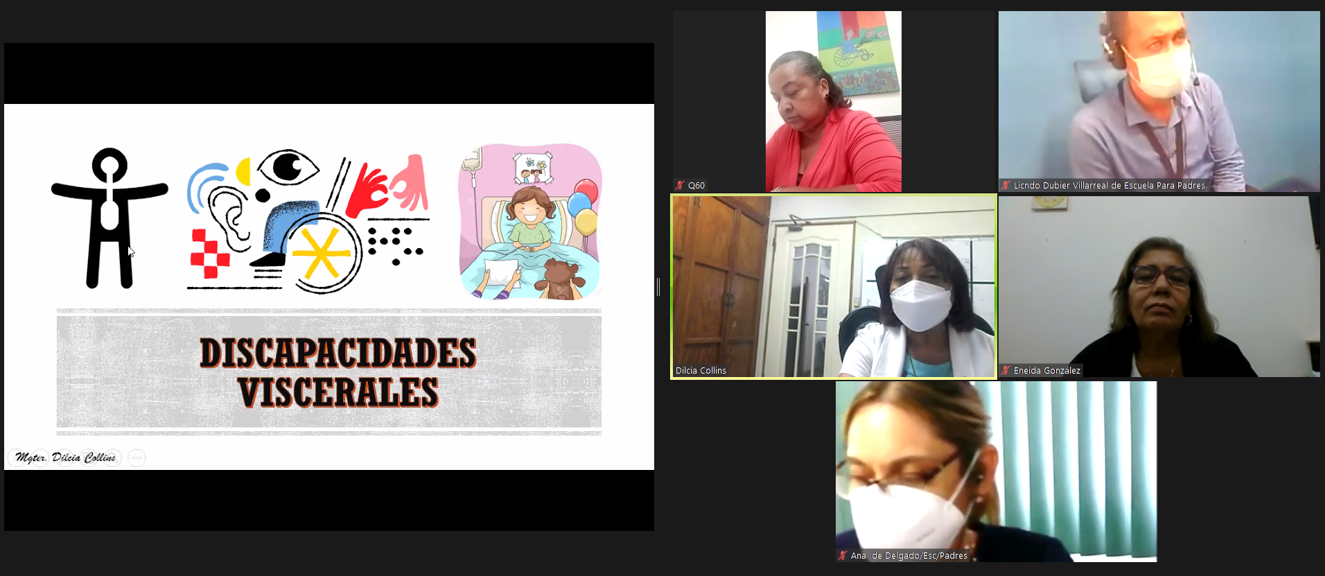Comunidad educativa conoce sobre las discapacidades Viscerales