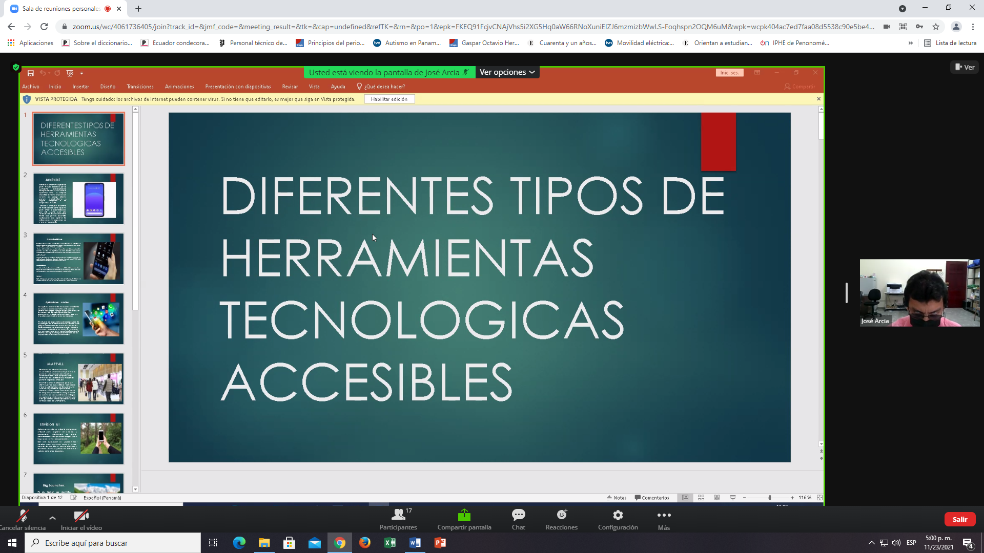 Estudiantes con discapacidad visual y padres fortalecen conocimientos sobre uso de herramientas tiflotecnológicas
