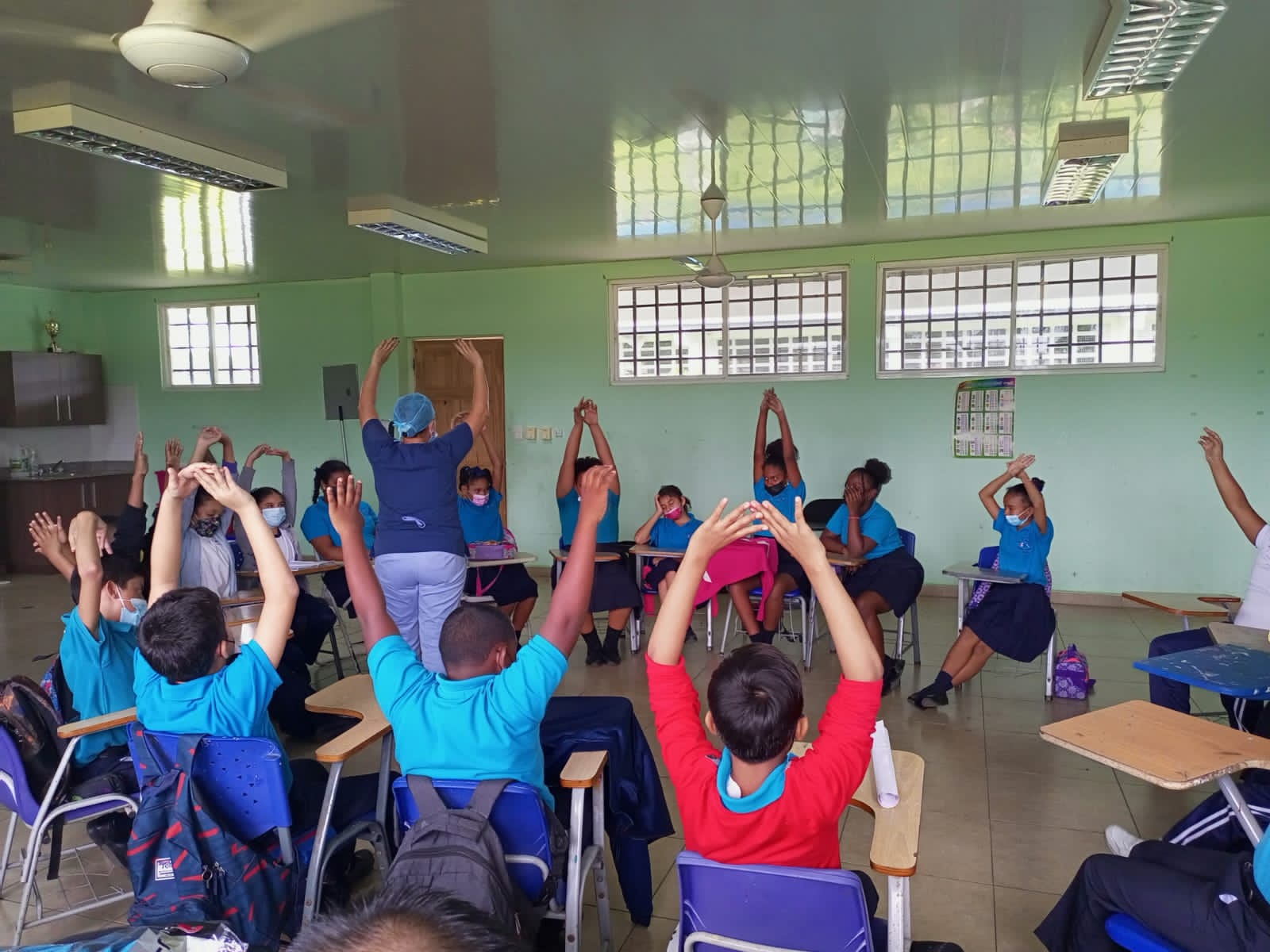 Realizan Pausas Activas en clases