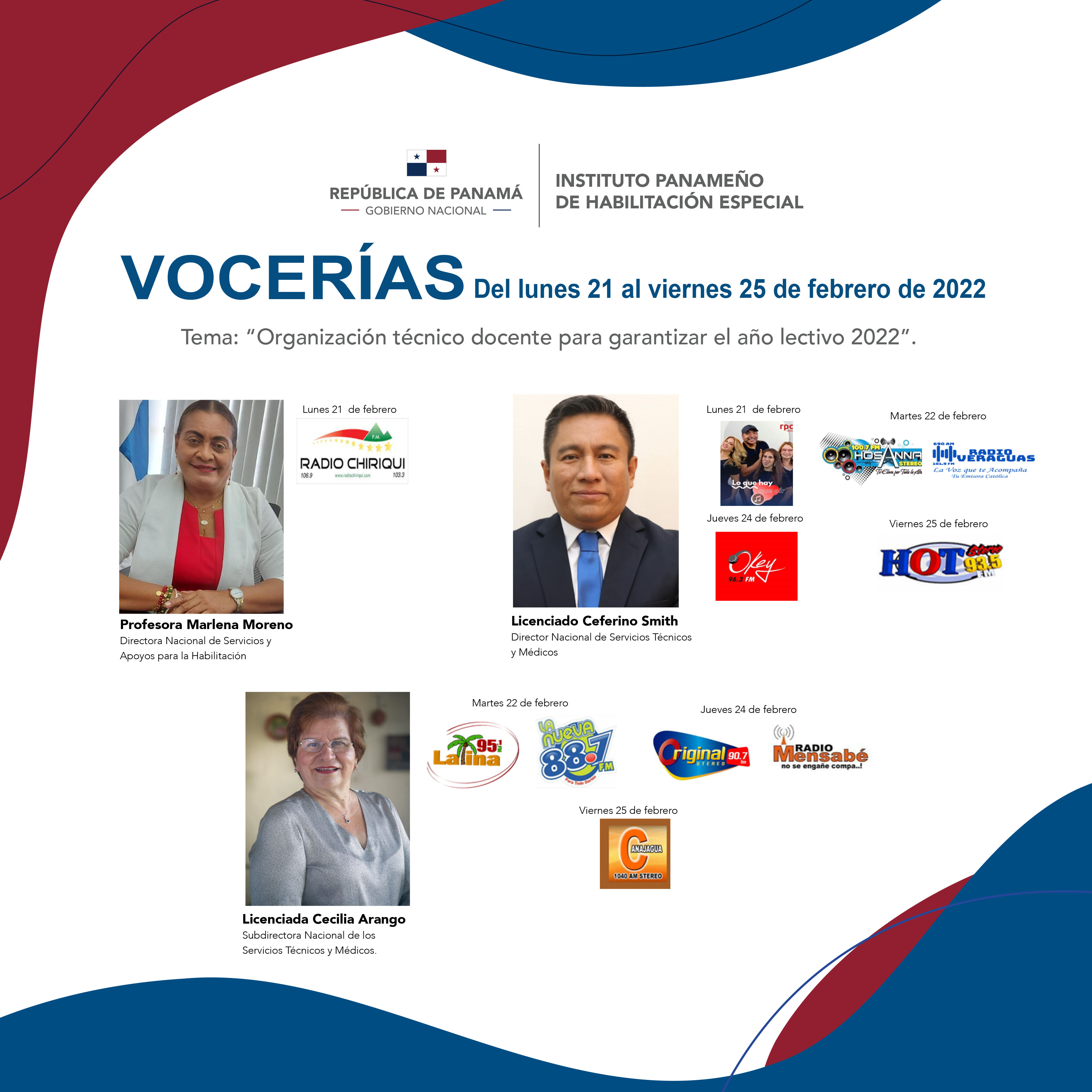 VOCERIA Del 21 AL 25 de febrero de 2022