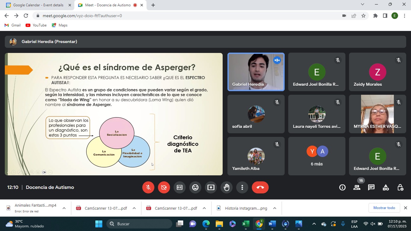 Comparten docencia sobre el Espectro Autista: Acciones a seguir en los espacios educativos