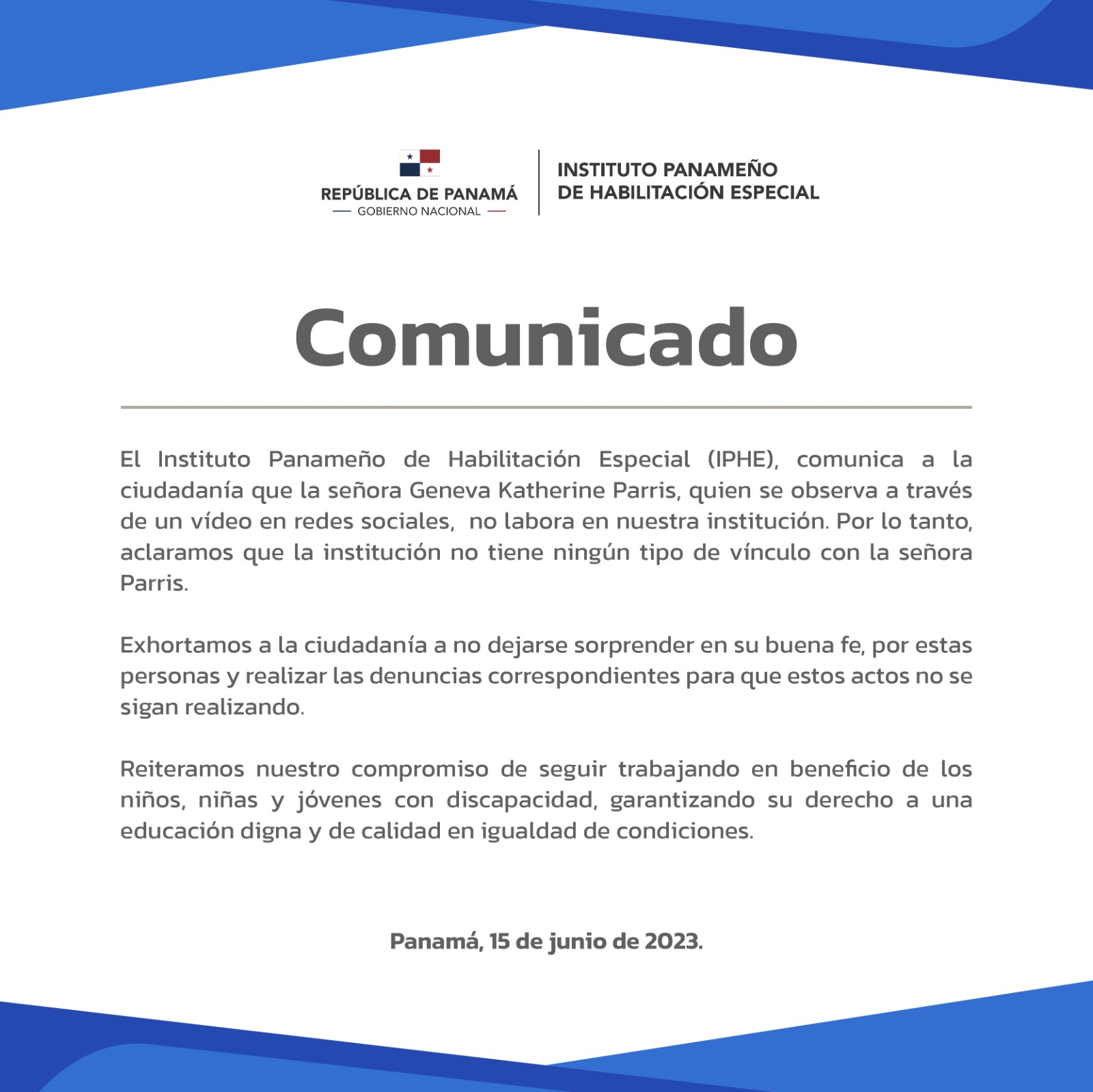 Comunicado