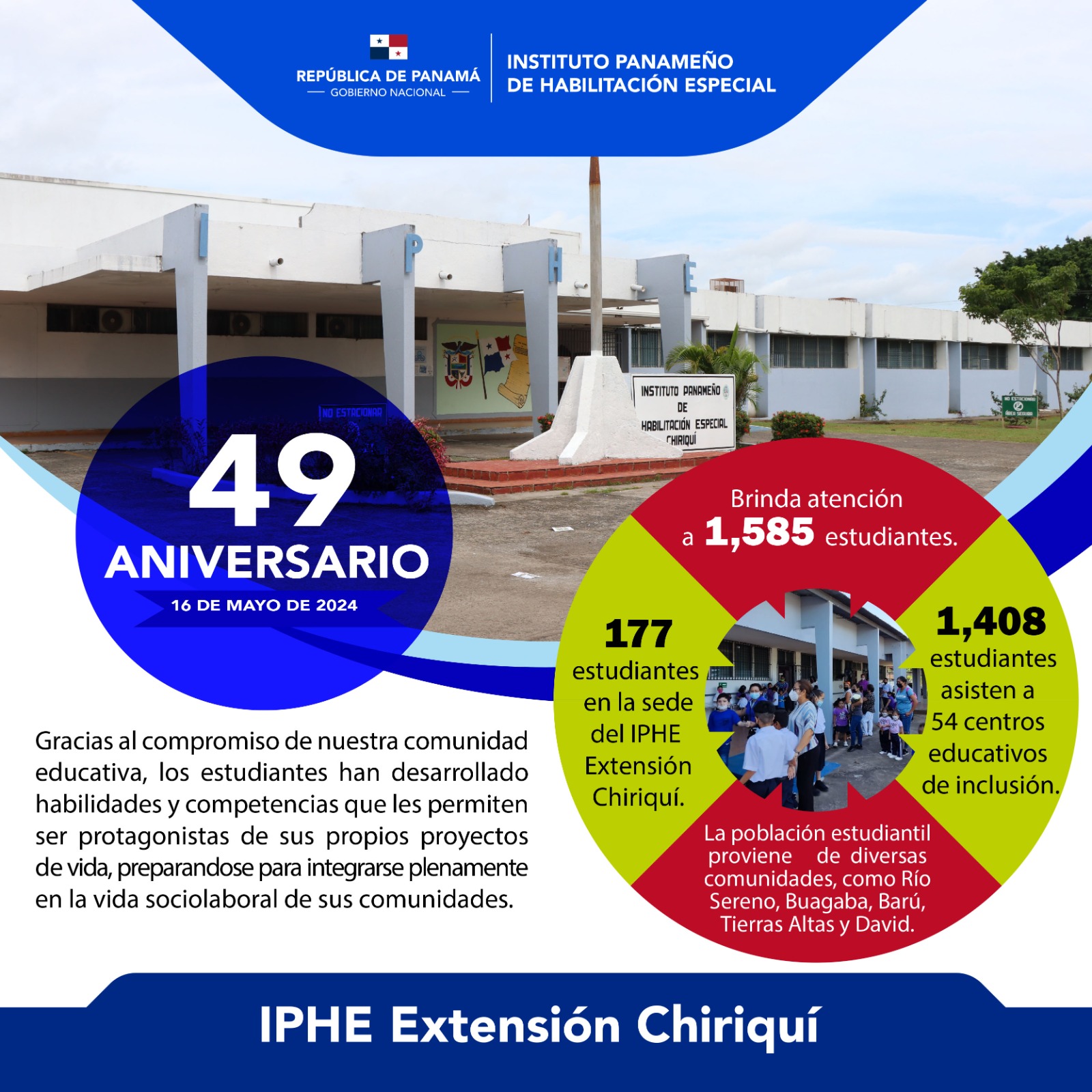 49ª Aniversario Extensión de Chiriquí