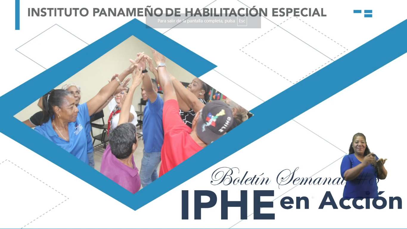 Boletín Semanal No. 8 IPHE en Acción