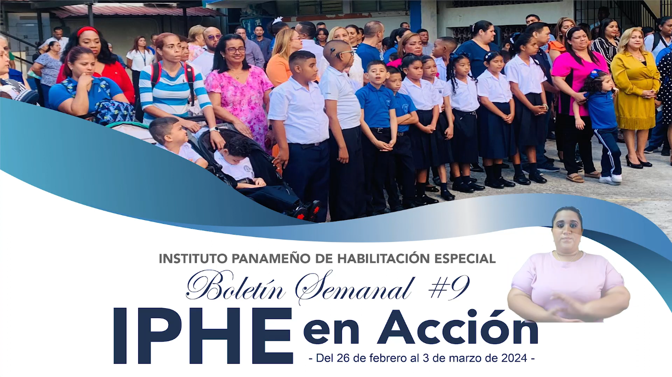 Boletín Semanal No. 9 IPHE en Acción