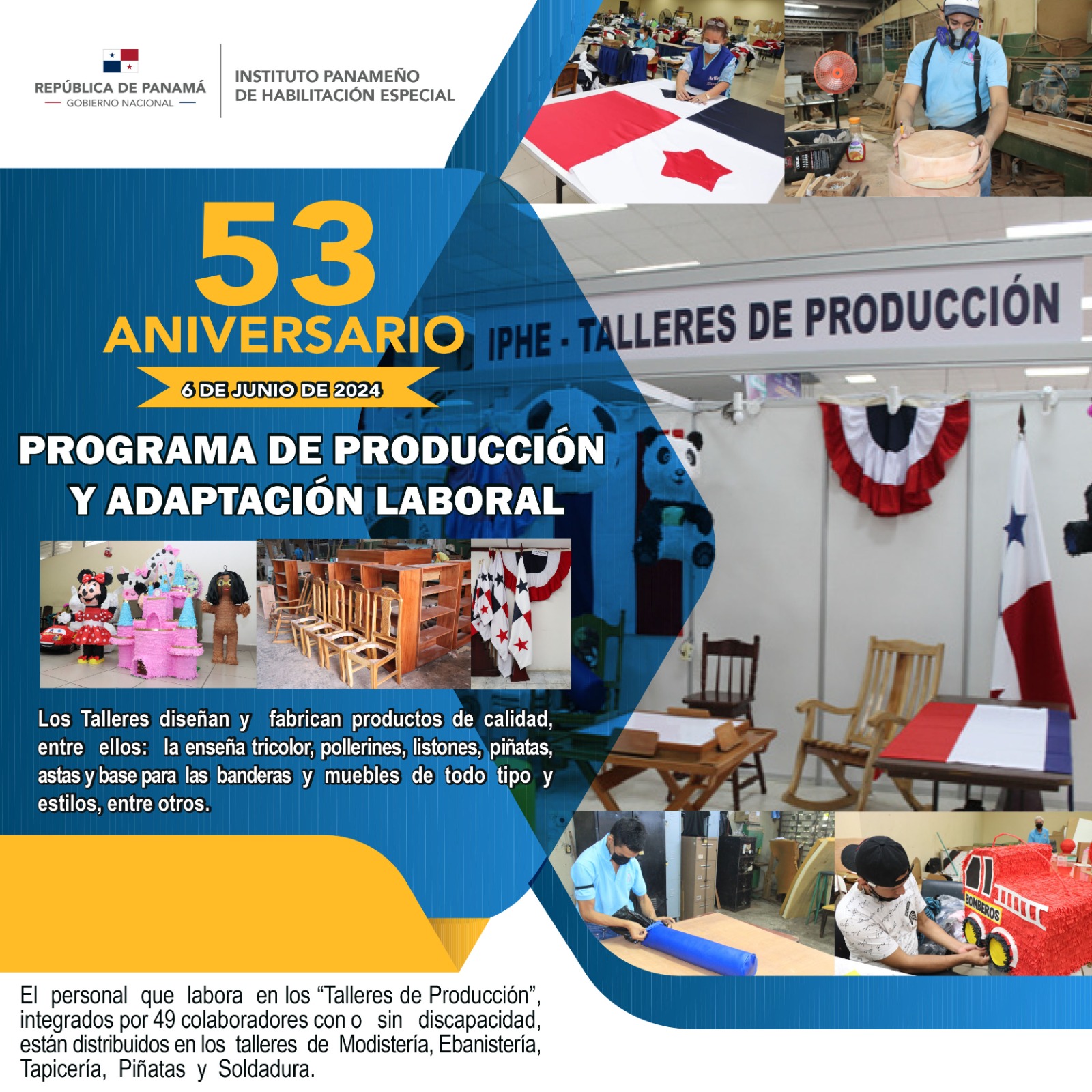 Aniversario 53° del Programa de Producción y Adaptación Laboral