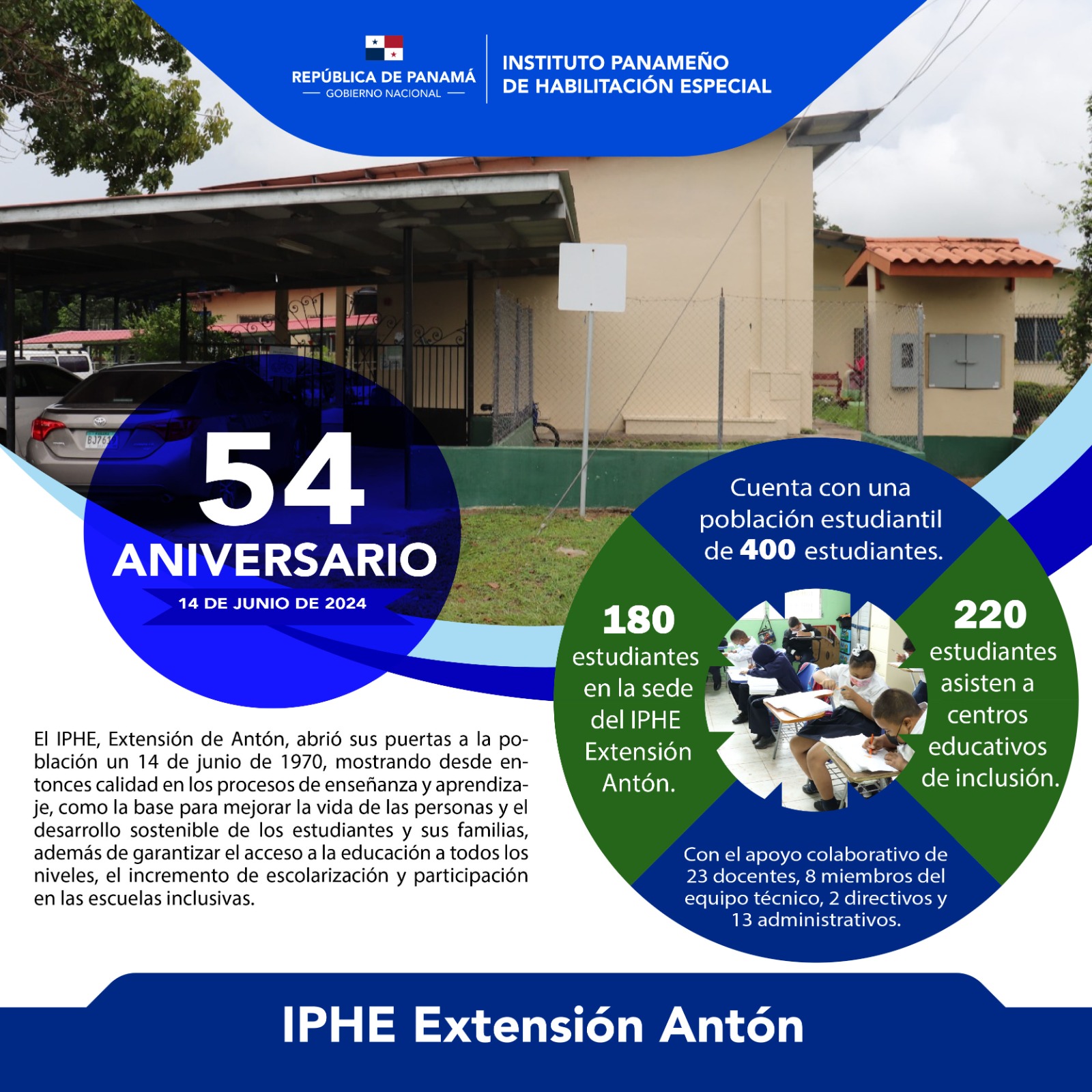 Aniversario 54° de la Extensión de Antón
