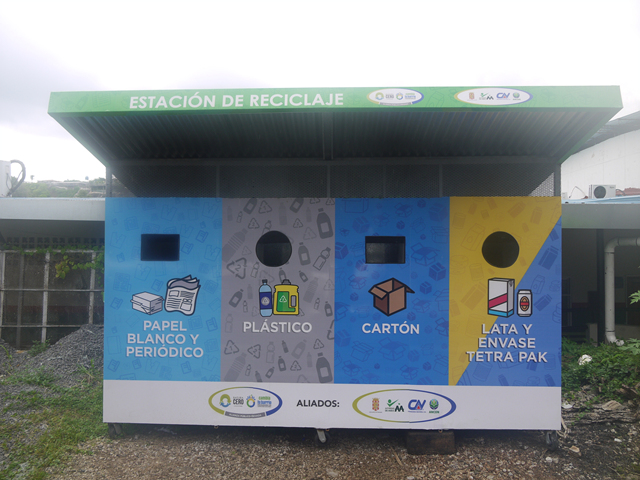 IPHE sede cuenta con nueva estación de reciclaje